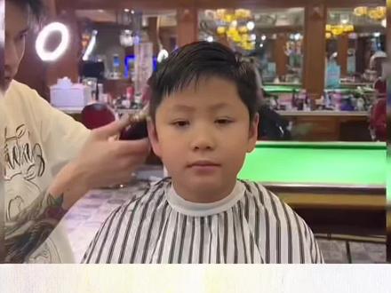 儿童版侧背发型#美发教学 #男士发型 #啫喱膏