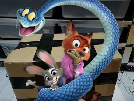 粉丝要求的盖瑞同款Snake到了,拍个开箱视频 #疯狂动物城2 #盖瑞 #海岛竹叶青 #开箱 #宠物蛇