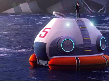 《深海迷航》08 绿洲浮岛 | 凝滞枪蓝图 | 多功能和大型房间蓝图 #steam游戏 #单机游戏 #深海迷航美丽水世界