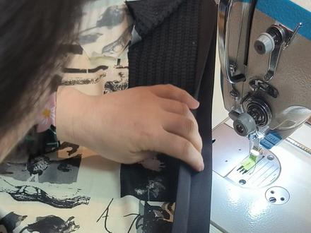 衬衫暗门襟做法,想拍课程加主页群或咨询客服#服装缝制技术分享 #芳姐教裁剪 #教裁缝