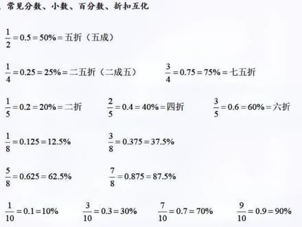 #数学 分小百四则混合运算必会转化