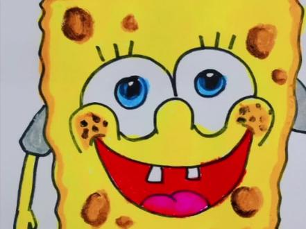 #画画 今天教大家画可爱的海绵宝宝 四年级上册美术《拟人的形象》范画
#一起学画画 #简笔画 #手绘 #上热门
