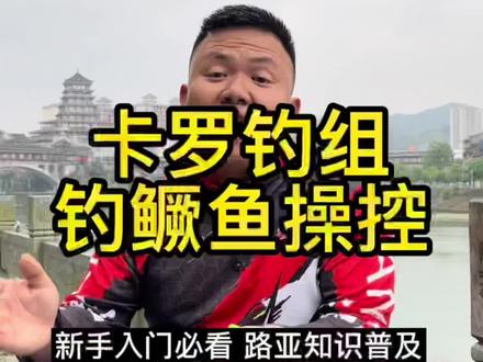 卡罗钓组的操控#路亚 #新手路亚 #路亚新手入门教程 #路亚教学