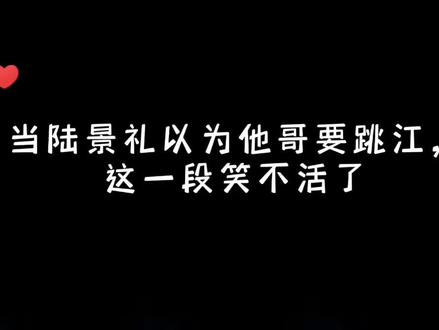 快乐源泉锦鲤王子以为他哥要跳江,然后去阻止,结果自己差点栽江里了!😂😂😂#许你万丈光芒好