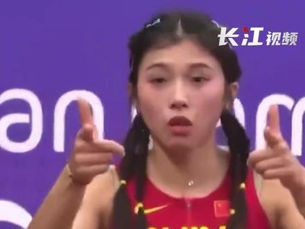12秒80!吴艳妮杭州亚运会首秀晋级决赛,决赛将在明晚21:15分打响,一起为她加油!