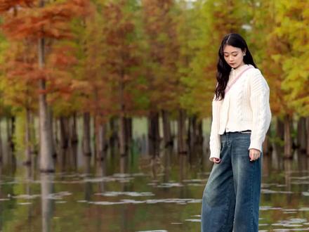 它红了,你还不去看看么#水杉开始红了#成都水上森林 #山河忽晚人间已秋 #成都绝美秋色如诗如画 #抖音小助手