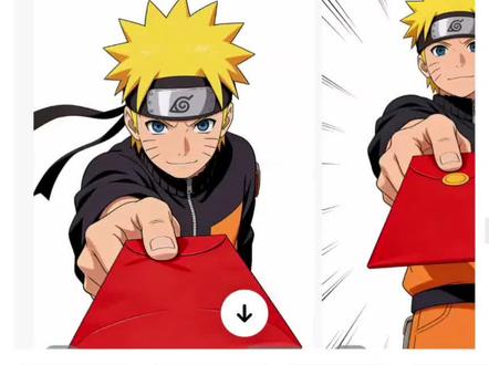 全程AI创作,有想自己做的可以参考,除了麻烦就是累,没别的#AI创作 #微信红包封面 #火影忍者