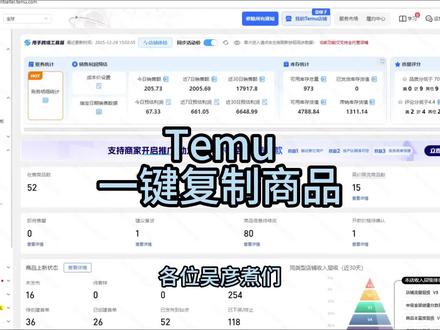 每次开分店都得一个一个商品创建上传?给大家推荐一个分店搬家神器,一键复制商品#Temu #跨境电商 #甩手跨境工具箱 #干货分享