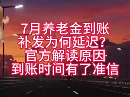 2025年退休人员的养老金补发延迟的原因你知道吗?