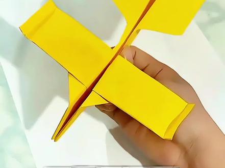 平衡翼纸飞机,纸飞机教程#手工折纸 #折纸教程 #纸飞机