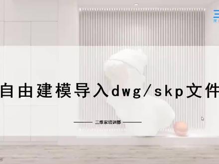 自由建模4导入dwg和skp
#三维家 #零基础入门教程 #3d #装修#室内设计#全屋定制工厂 #这个视频有点料#定制#衣柜#橱柜#卫浴#阳光房#教学#效果图#装修设计#木门#铝门窗#整木定制#别墅设计#自由建模#建模#动画#宣传片