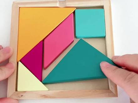 七巧板复原口诀 #七巧板 #七巧板拼图 #七巧板复原