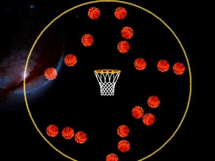 幂运算 每进一次球,球场上就会增加两个球。#几何图形 #星球动画