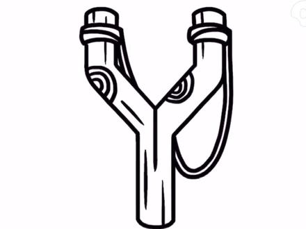 弹弓的画法#简笔画教程 #简笔画素材 #儿童简笔画 #早教启蒙 #老师日常@DOU+小助手