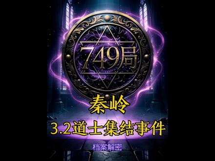 749局解密3月2日大批道士进秦岭事件#749局#奇闻异事#原创视频#纯属虚构