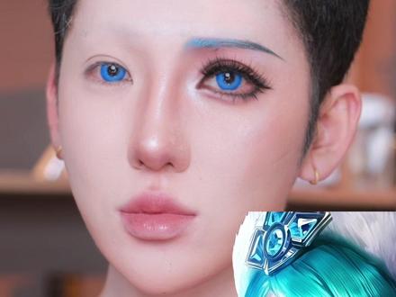 王昭君眼妆 自然感cos妆 王者荣耀王昭君cos妆教跟练版#王者荣耀工作室 #王昭君 #cos妆 #妆教 #眼妆