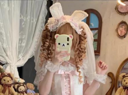生日拍照的宝子可以看一下这款花嫁风lolita#月见铃兰lolita #花嫁lolita #花嫁 #lolita #粉色系穿搭