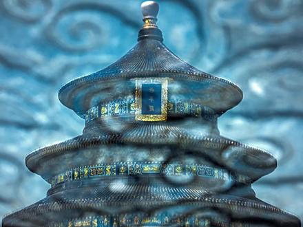 我仿佛看到了苏轼笔下的天上宫阙 通过结合周围元素拍出创意感构图。#构图技巧 #可颂 #可颂app