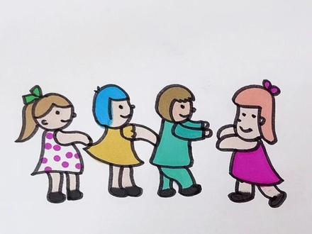 老鹰抓小鸡简笔画#感谢抖音我要上热门➭ #画个小画 #一学就会的简笔画