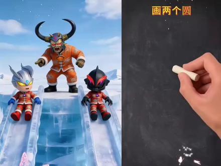 #奥特曼 #小赛罗 #动画片 #动画片儿童视频3-6岁 #简笔画