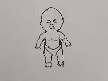 娜塔莎很好画#娜塔莎 #小黑娃 #捏捏乐 #手绘 #画画教程