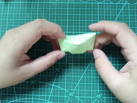 简单的小垃圾桶#小垃圾桶折纸 #手工折纸