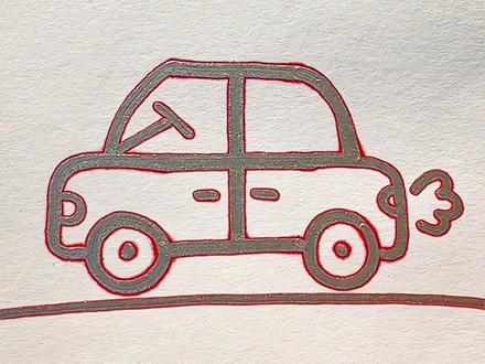 用汉字“王”画小汽车,超级简单,赶快跟我学起来吧#儿童简笔画 #亲子简笔画 #创意简笔画 #小汽车简笔画 #儿童画