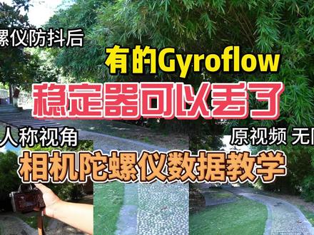 影视剧风Tim所说的Gyroflow相机陀螺仪使用教学 #gyroflow #陀螺仪防抖 #a7m4