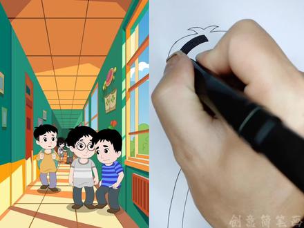 看动画学画画 擦皮鞋#动漫#动画#儿童动画#画画#绘画