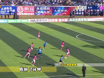 【冠军之路】永冲锋,永州蓝!永州队2025年湘超联赛进球全纪录!#足球⚽ #湘超 #永州队 #湘超小喇叭