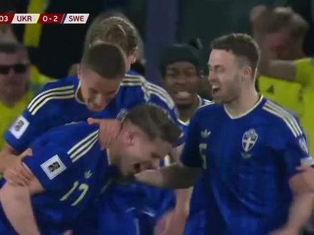 世界杯预选赛欧洲区附加赛半决赛乌克兰对阵瑞典#创作者扶持计划 #世界杯 #足球的魅力 #足球 #球赛