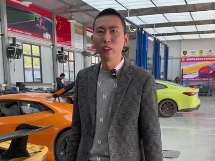 兰博基尼飓风保养完后机油油位报警。#豪车专修 #纽北老赵