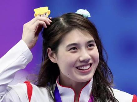 杭州亚运会游泳赛场精彩回顾:女子50米蝶泳决赛,张雨霏25.10打破亚运会记录夺冠。#杭州亚运会 #张雨霏 #女子50米蝶泳张雨霏夺金