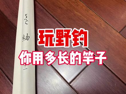 玩野钓,最长你用过多长的竿子?#钓鱼 #dou是钓鱼人 #钓鱼那些事 #野钓