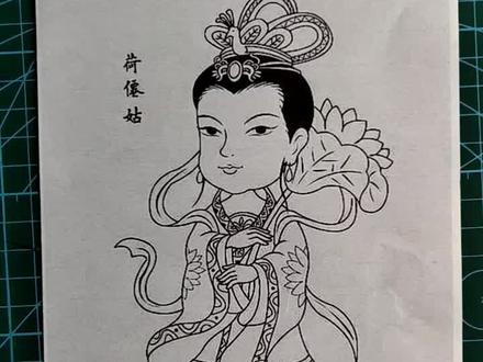 八仙过海,各显神通#儿童画 #线描 #