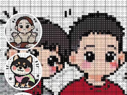 #拼豆 如何把照片生成拼豆图纸教程火速更新啦#手工