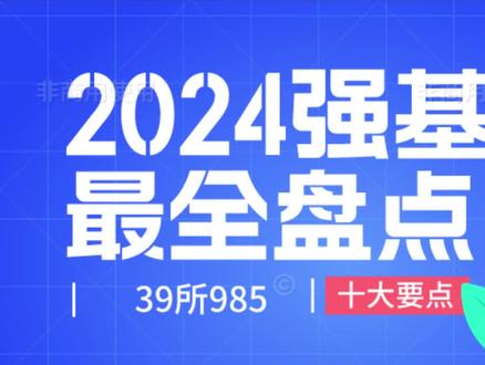39所强基计划最全盘点!河北考生看过来