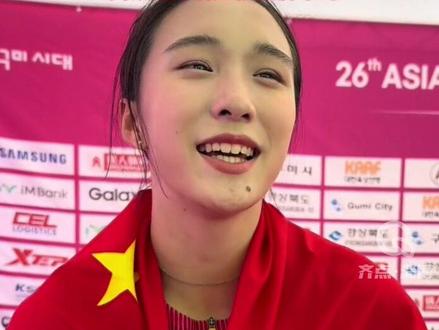 16岁“小孩姐”陈妤颉亚锦赛200米夺金,22.97秒刷新个人PB 再破亚洲少年记录!“我就是奔着这枚金牌来的”#比赛现场