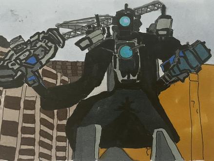 赞破500画音响泰坦#我是画渣 #灵魂画师 #随便画