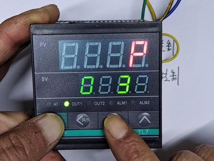 智能温控仪控制模式设置,温控仪PID参数设置。#电工#零基础学电工