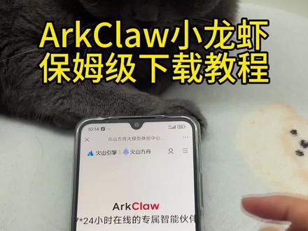《财大气粗》arkclaw小龙虾保姆级下载教程#arkclaw#养龙虾