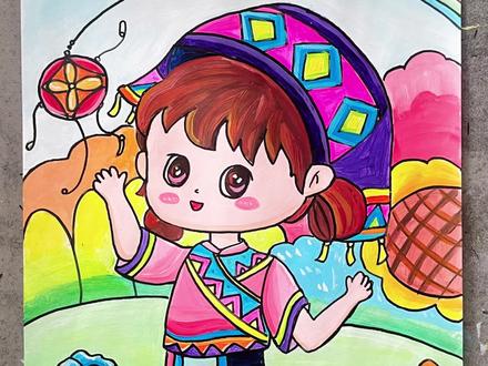 壮乡三月三儿童创意简笔画,一起感受五彩壮乡民俗吧
#简笔画#画画 #三月三#儿童画 #亲子