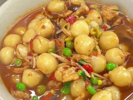 江西人从小吃到大的圆圆粿,一口软糯,满是乡愁#饭麸粿 #圆圆粿 #立夏粿 #上饶美食 #江西美食