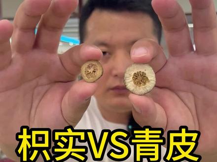 你买的是枳实,还是青皮?#枳实 #青皮 #养生