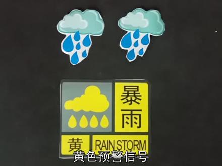 到底各色暴雨预警信号有什么含义呢?先从暴雨黄色预警信号开始吧