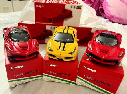 冬天来赵一鸣提属于小朋友的第一台法拉利#男孩玩具 #合金模型 #法拉利