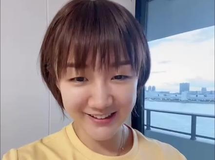 我的奥运比赛结束啦,感谢莎莎和曼昱,我们仨要一起出发去给🇨🇳🏓️男团加油啦 #夺冠2021
