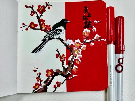 一分钟解锁,🔥新年必画!喜上眉梢国风小画,有手就会!
红配白真的太戳我了,画完直接当新年壁纸!
笔:稚乎丙烯马克笔。
#丙烯马克笔 #跟着抖音学画画 #红梅 #稚乎丙烯马克笔