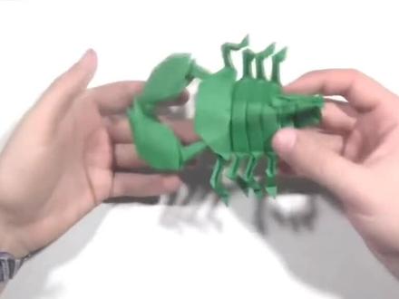 折纸蝎子#折纸 #折纸教程 #蝎子 #手工 #创意