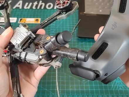 国内正式首发-大疆Goggles2眼镜兼容老天空端及OSD开启教程 #fpv #穿越机 #大疆 #DJI